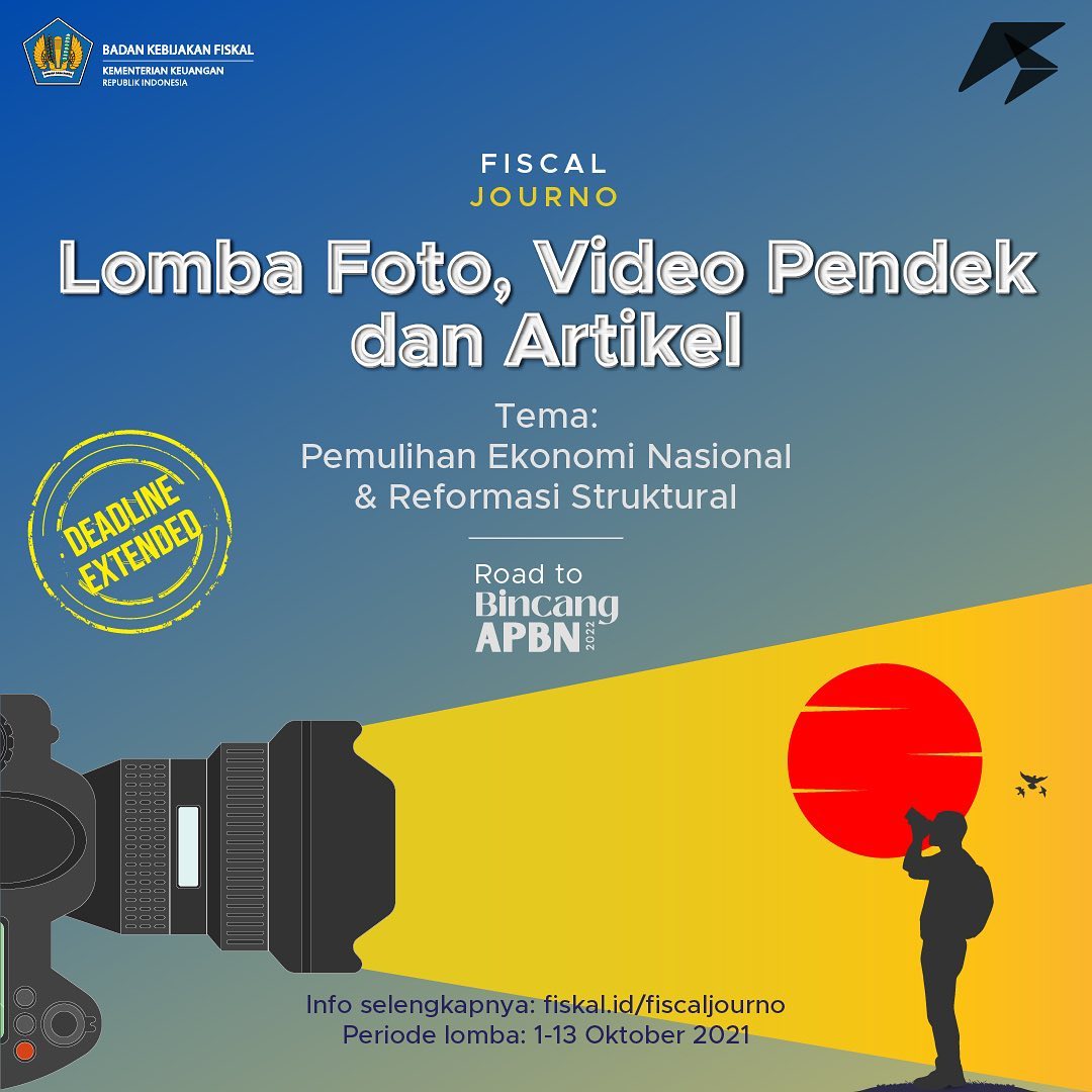 Lomba Foto, Video Pendek, dan Artikel dalam Rangka Fiscal Jurno